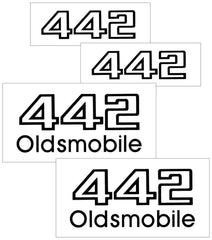 1987 Oldsmobile 442 Decal Kit - Names for Doors Trunk and Nose