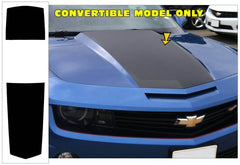2010-13 Camaro Over The Car Stripe Decal Kit - Convertible - Solid Style