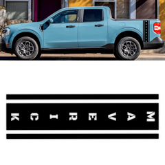 Calcomanía lateral de vinilo para Ford Maverick 2021-2023 (1 pieza)
