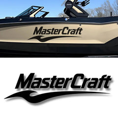 MasterCraft Boat Yacht Marine Grade Vinyl Decals High Quality 2PC 60" Set