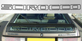Volkswagen Scirocco MK2 Rear Window Vinyl Decal