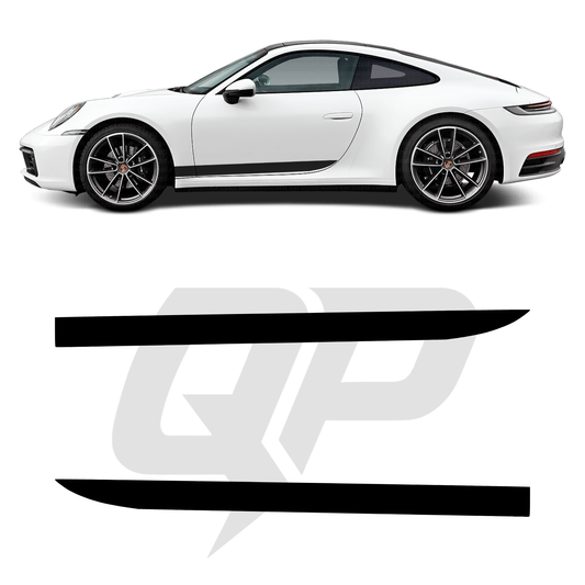 Porsche 911 Hockey Stripe Decals (991 & 992) - Racing Side Stripe Kit