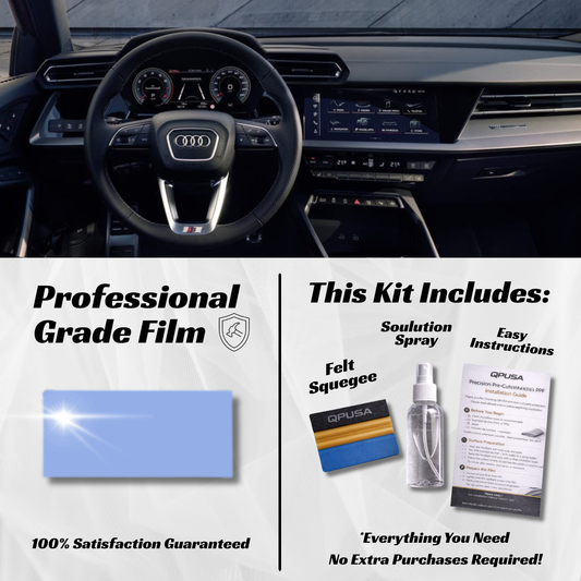 Audi A3 (2022-2026) Infotainment Screen Protector: Premium PPF Film for Lasting Clarity