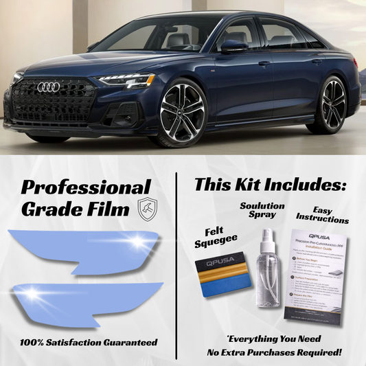 Audi A8 (2022-2026) Headlight PPF Kit: Pre-Cut Protection That Preserves Your Luxury Flagship