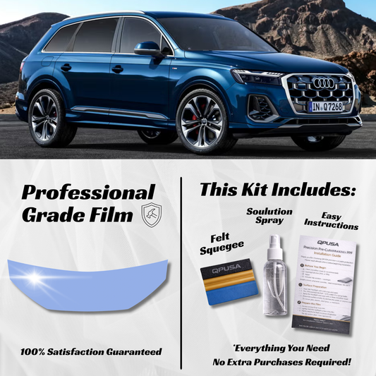 Audi Q7 (2025-2026) Partial Hood PPF Kit: Pre-Cut Paint Protection That Lasts