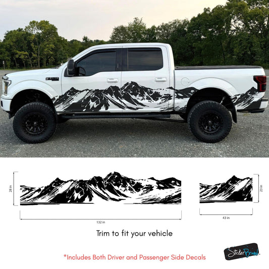 Mountain Truck Graphic Decal #7085 | Overland Vinyl Side Graphics for Trucks & SUVs