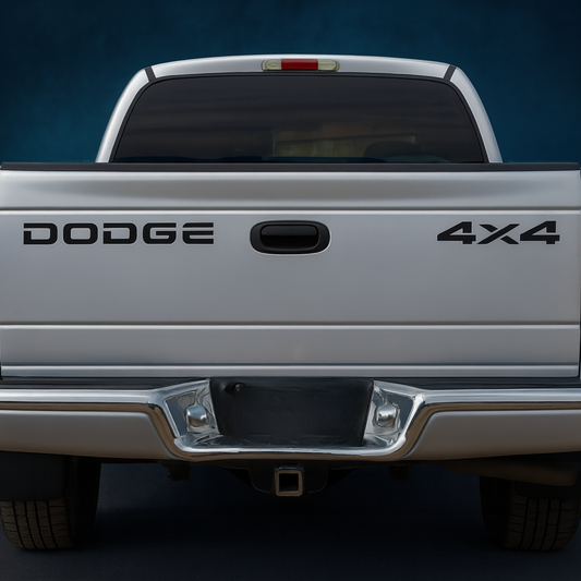 Dodge Ram Tailgate Letter Decals (1994-2002) | Premium Vinyl Replacement Kit