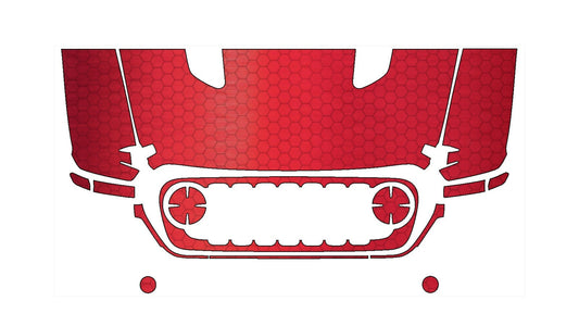 Jeep Wrangler Rubicon (2024–2025) Front PPF Kit: Trail-Proven Paint Protection