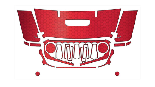 Jeep Wrangler Rubicon 392 (2024–2025) Front PPF Kit | Pre-Cut Paint Protection Film