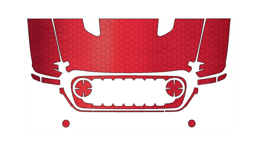 Jeep Wrangler Rubicon 4xe Front PPF Kit (2024–2025) | Pre-Cut Paint Protection Film
