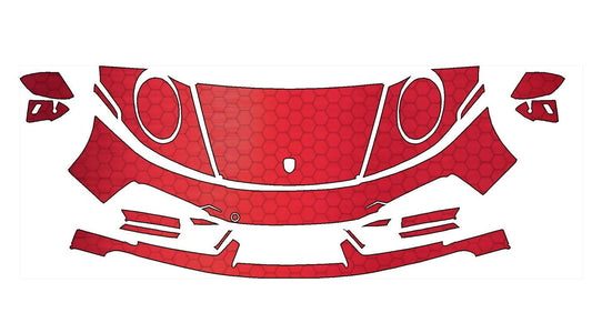 Porsche 911 Turbo / Turbo S (2021–2025) Front PPF Kit — Pre-Cut Clear Bra Protection