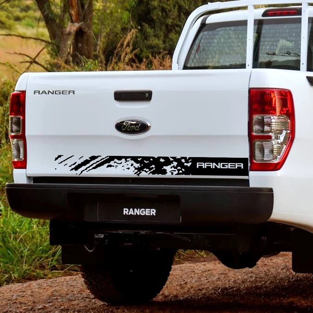 Ford Ranger Raptor T6 & Wildtrak Tailgate Vinyl Decal | Bold Back Door ...