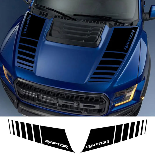 Ford Ranger Raptor & F-150 Hood Decal Set – Vinyl Bonnet Stickers (2015–2020)