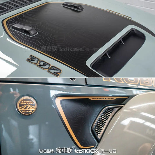 Jeep Wrangler 392 Final Edition Full-Body Vinyl Decal Kit – Custom Sports Graphics