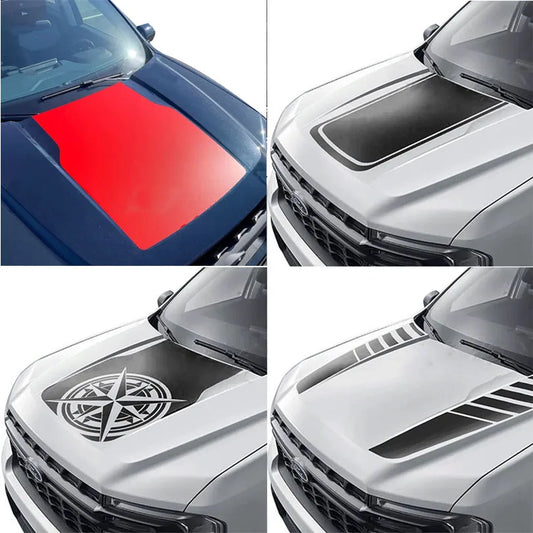 Ford Maverick Hood Scoop Decal Kit (2022–2023) | Matte Vinyl Blackout Wrap