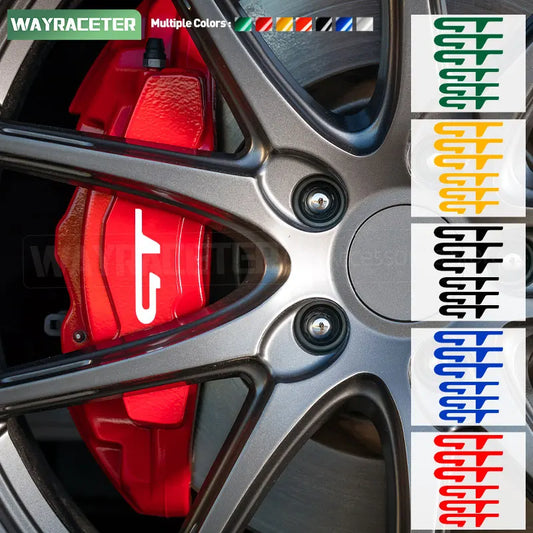 Kia Brake Caliper Decals — Hi-Temp Reflective GT Vinyl for Sportage, K5, Stinger & More