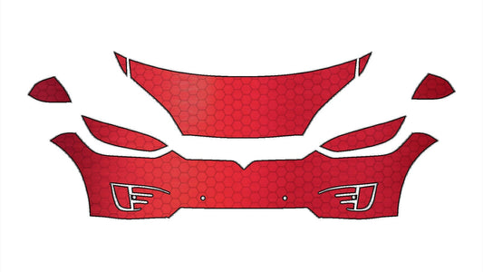Tesla Model X (2016–2021) Front PPF Kit | Pre-Cut Paint Protection Film