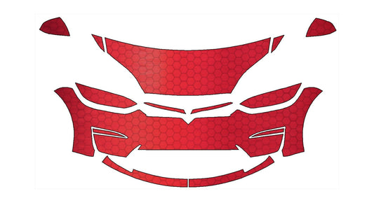 Tesla Model X (2023–2025) Front PPF Kit — Pre-Cut Paint Protection Film