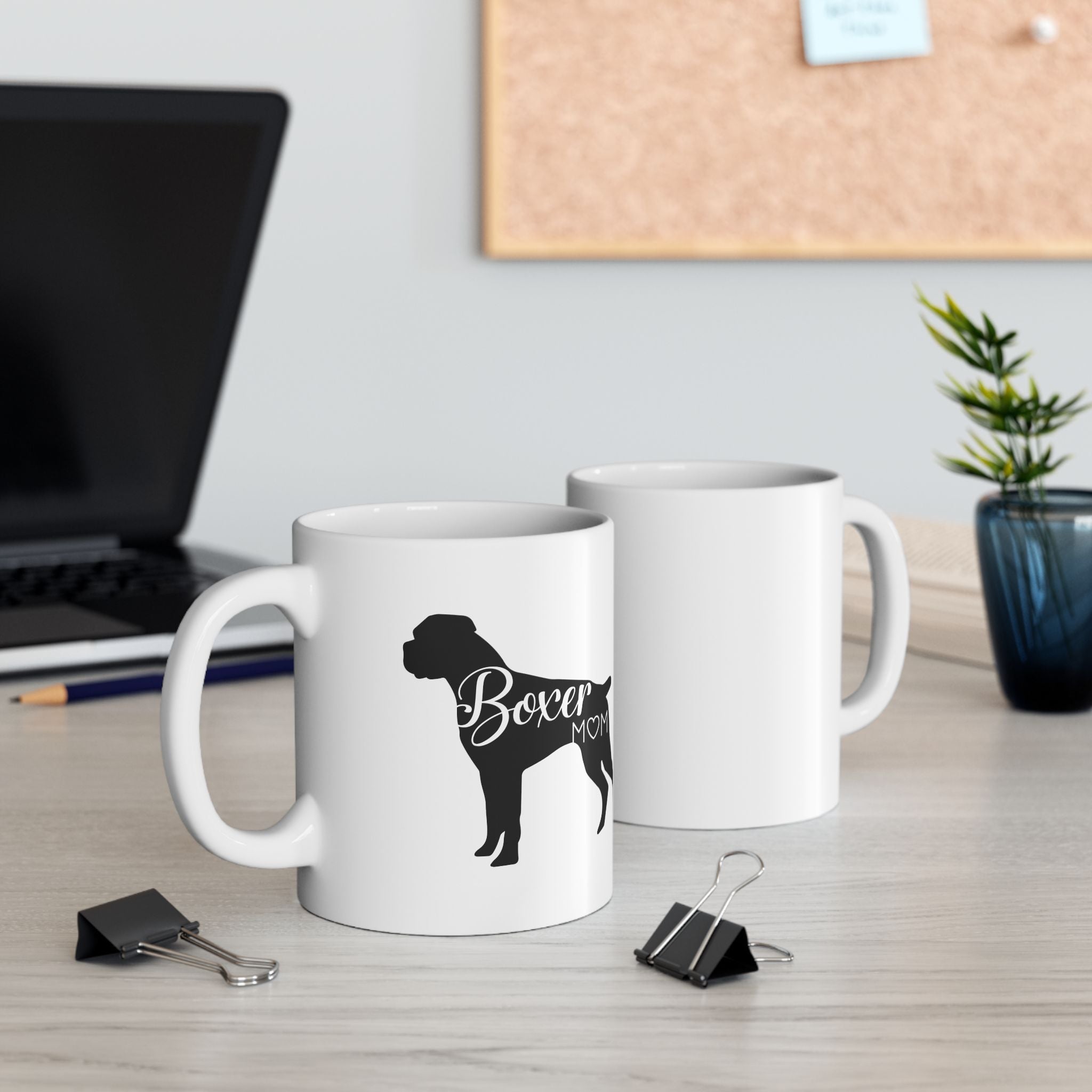 Boxer Mom Dog Lover Gift Ceramic Coffee Mug