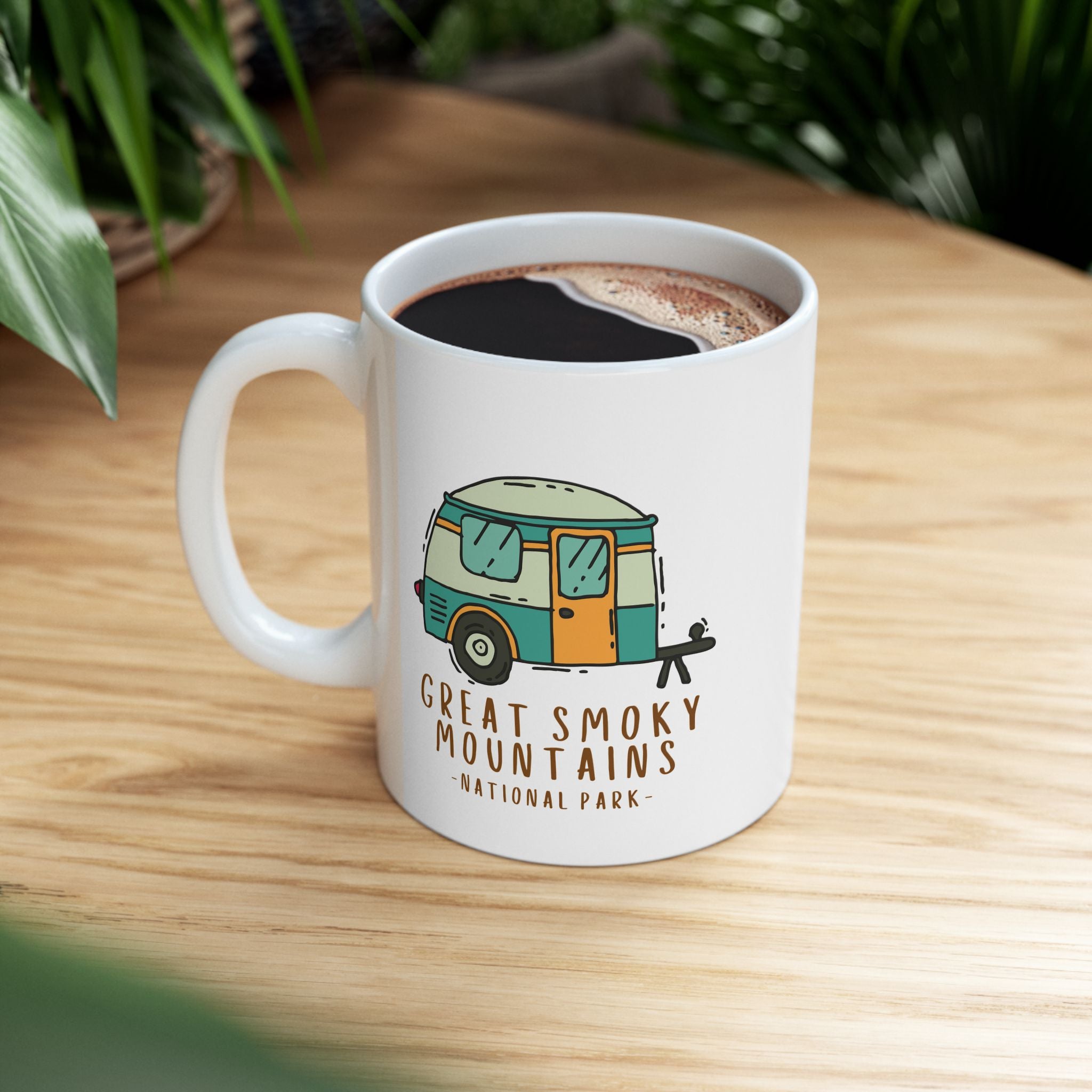 Great Smoky Mountains National Park Travel Souvenir Outdoor Camping Coffee Mug