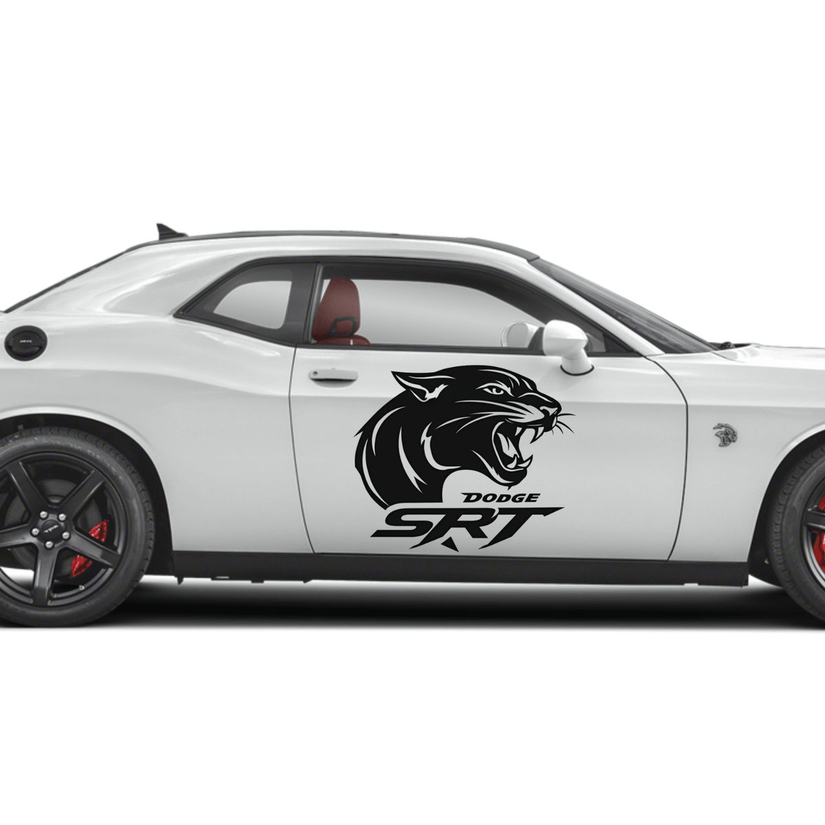 Dodge SRT Tiger Vinyl Decal Sticker – Aggressive Muscle Car Graphic – Fits Challenger, Charger, Durango – 6" to 45" Weatherproof