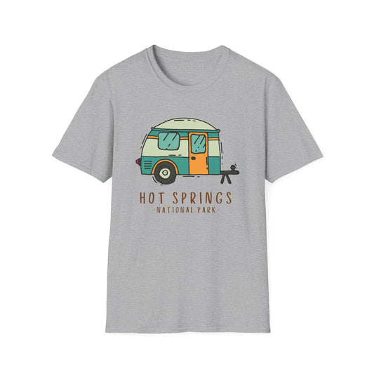 Hot Springs National Park Travel Camper Souvenir Outdoor Camping T-Shirt