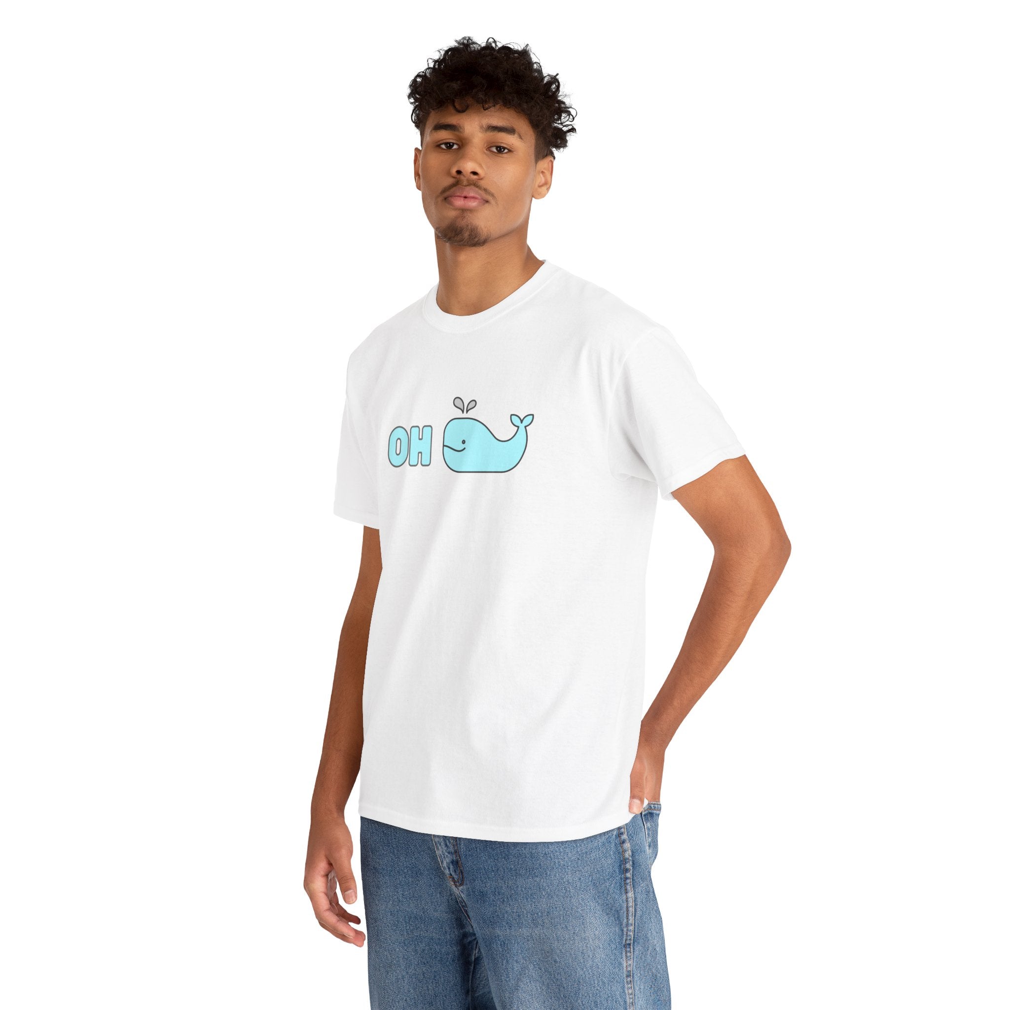 Oh Whale Funny Cute Graphic Novelty Gift Unisex T-Shirt