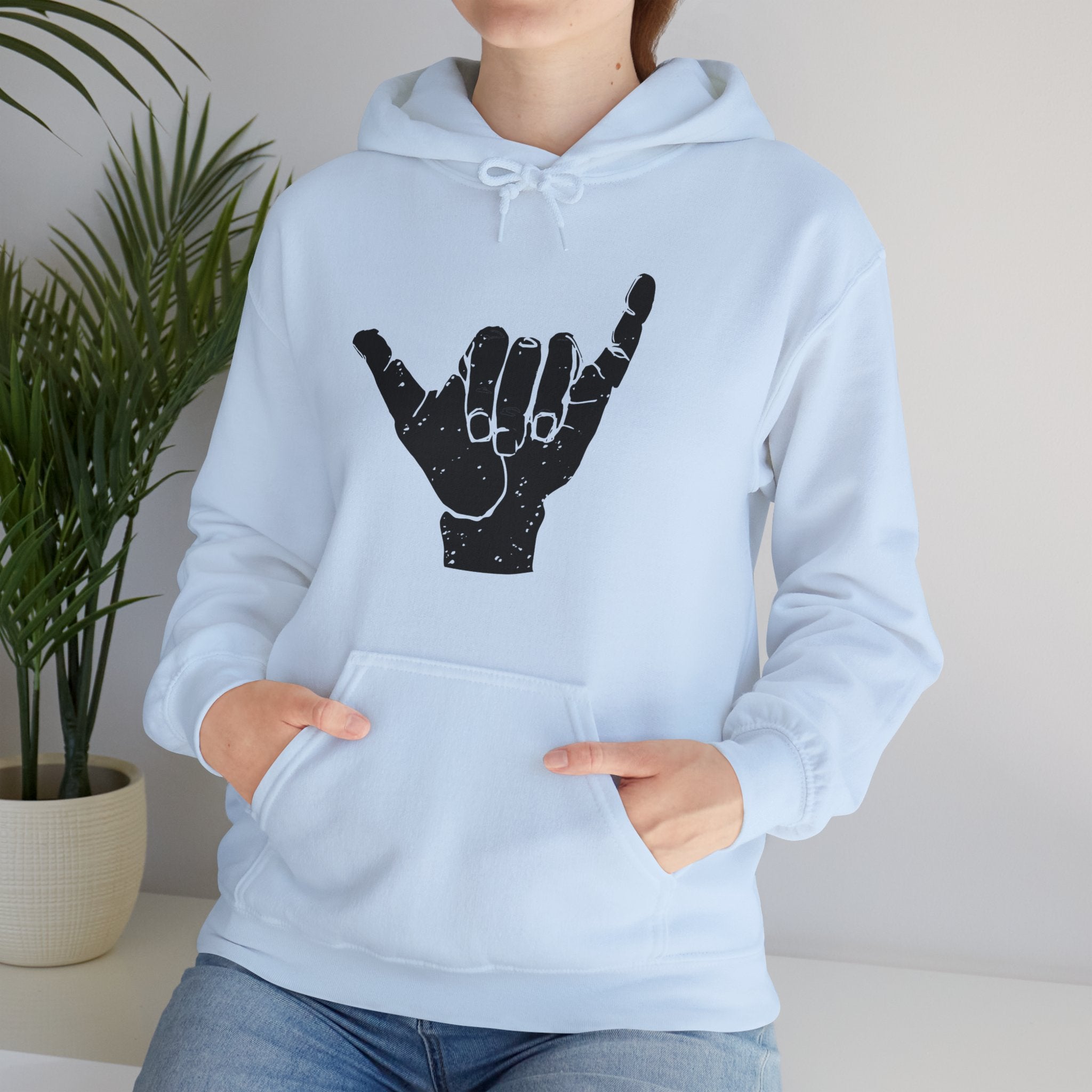 Shaka Hand Summer Surf Unisex Hoodie