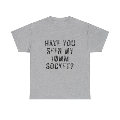 Funny Auto Mechanic 10MM Socket Unisex Graphic Novelty Shirt Tee