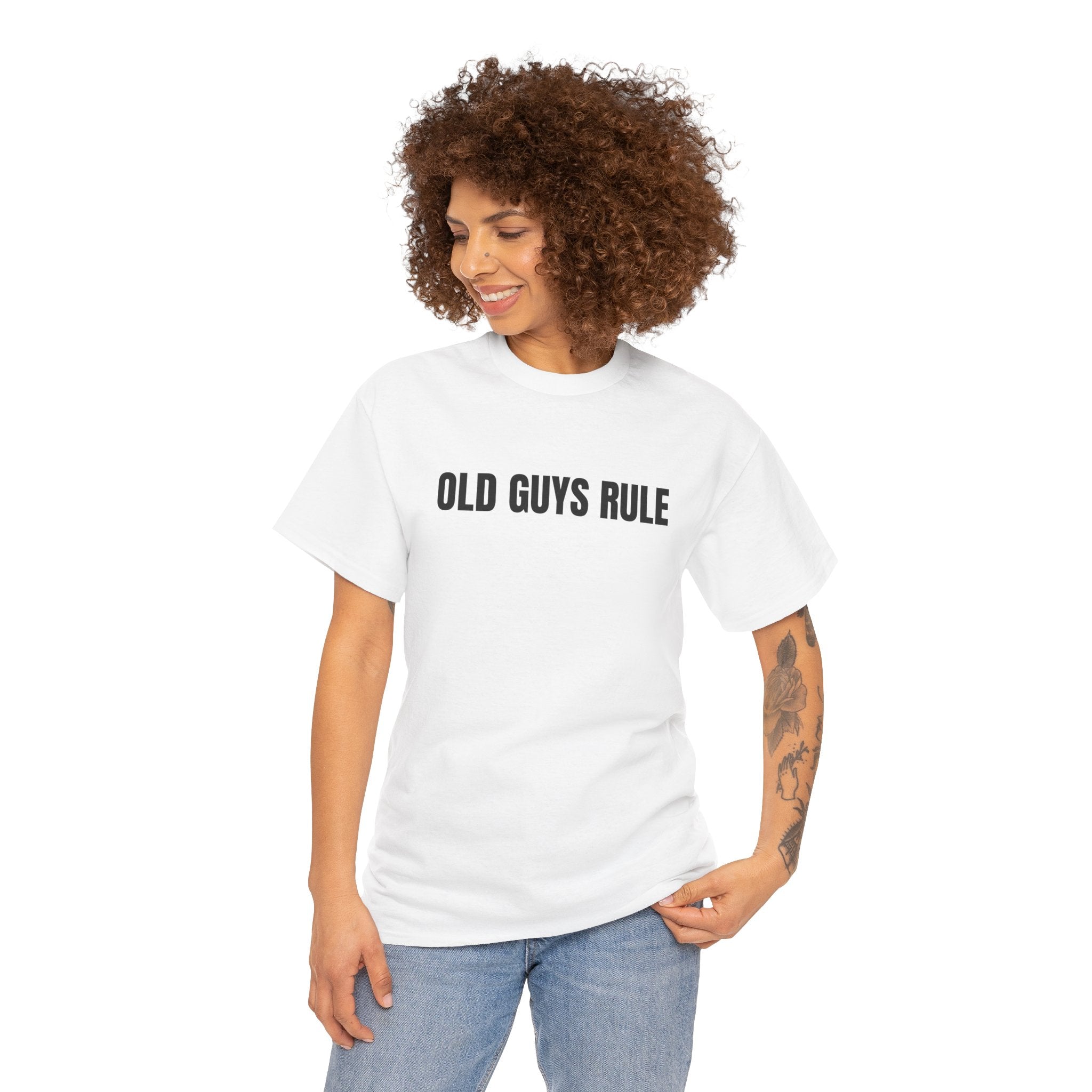 Old Guys Rule Funny Graphic Novelty Gift Unisex T-Shirt