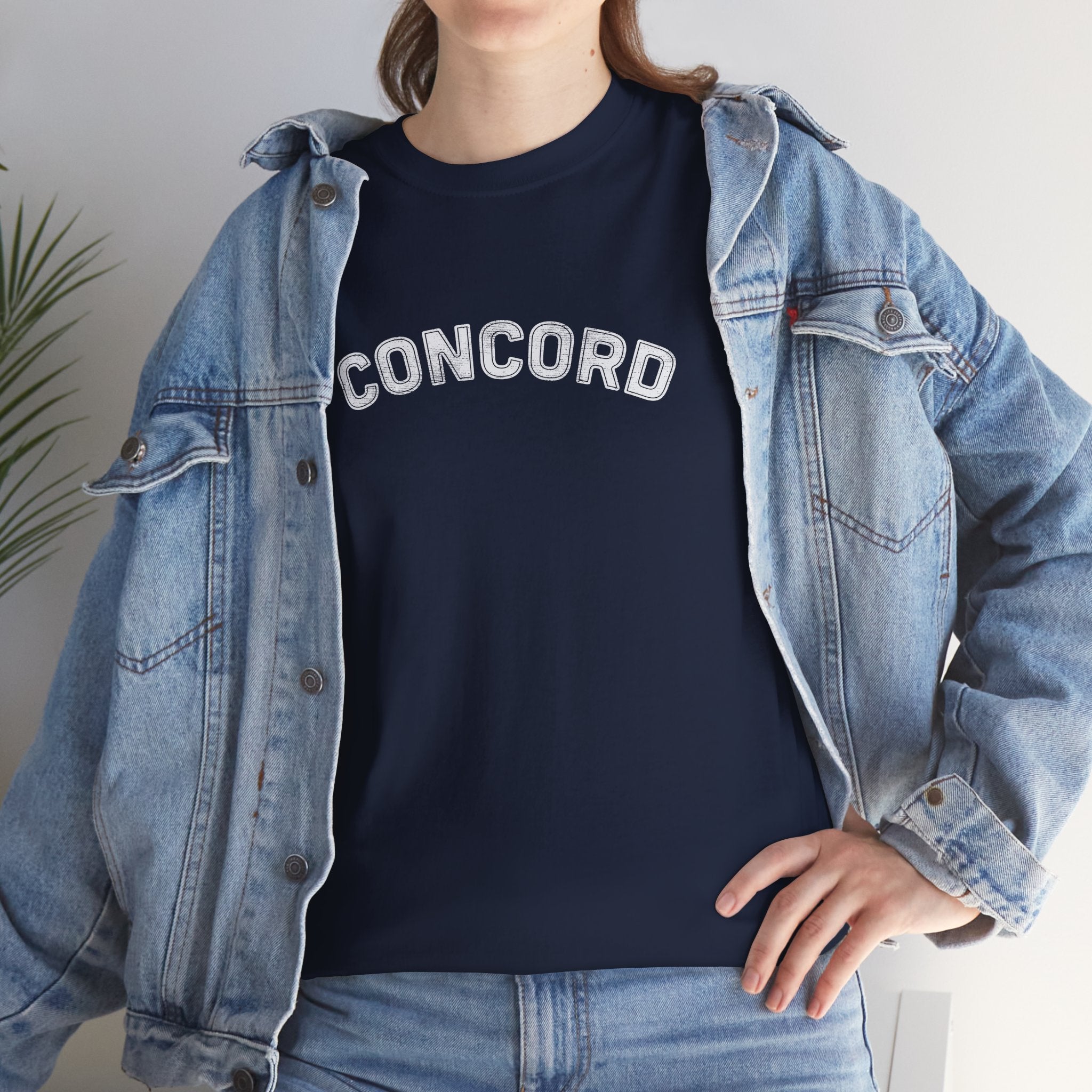 Concord North Carolina NC Curved Unisex T-Shirt