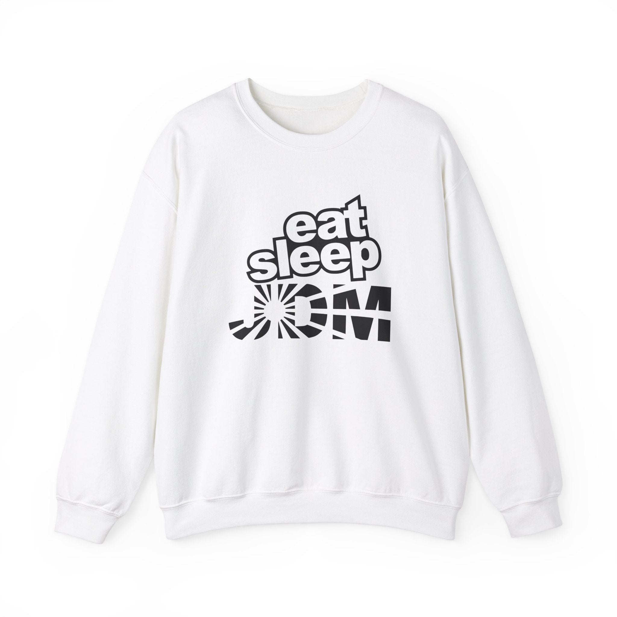 Eat Sleep JDM Car Turbo Boost Crewneck Sweatshirt