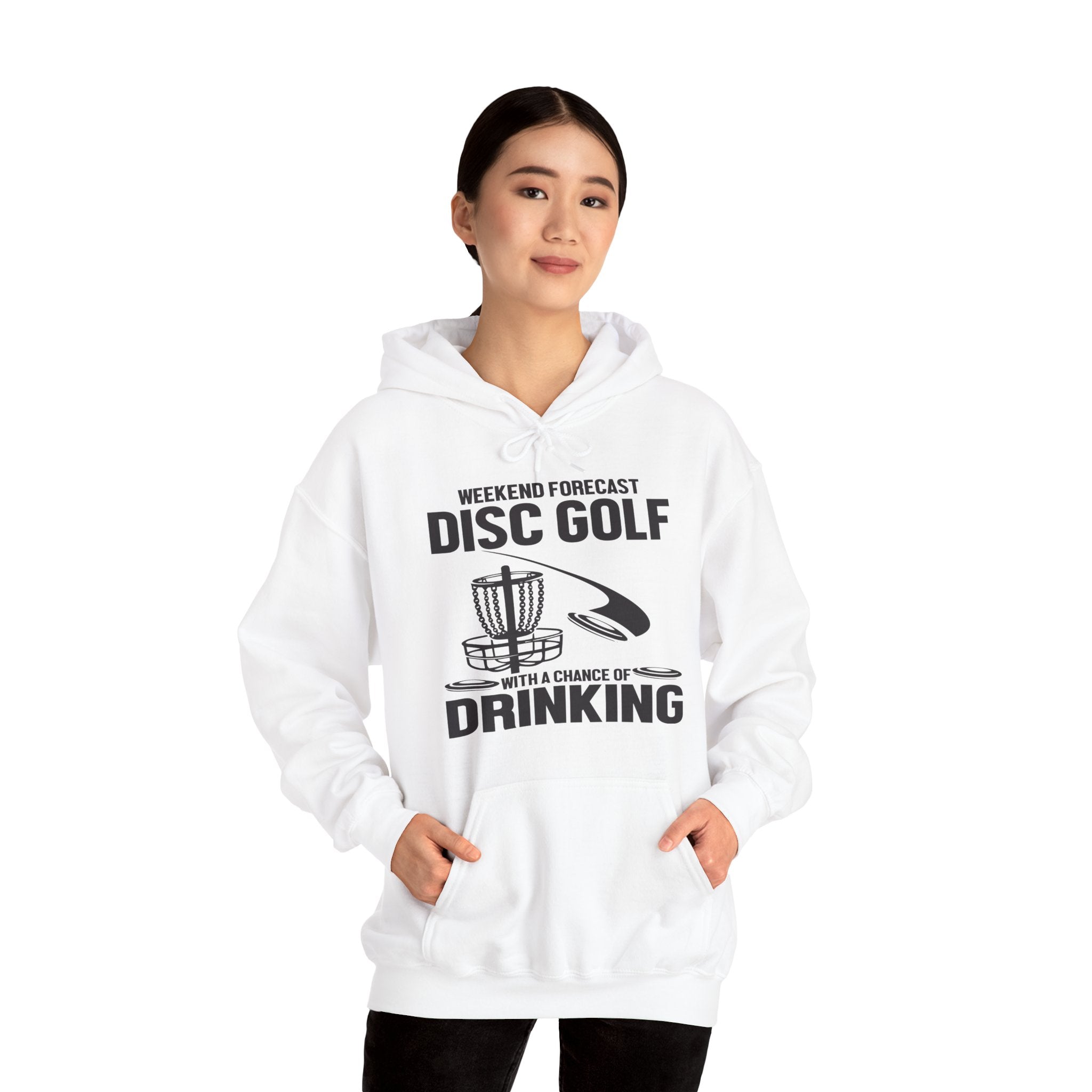 Funny Disc Golf Drinking Sport Unisex Hoodie