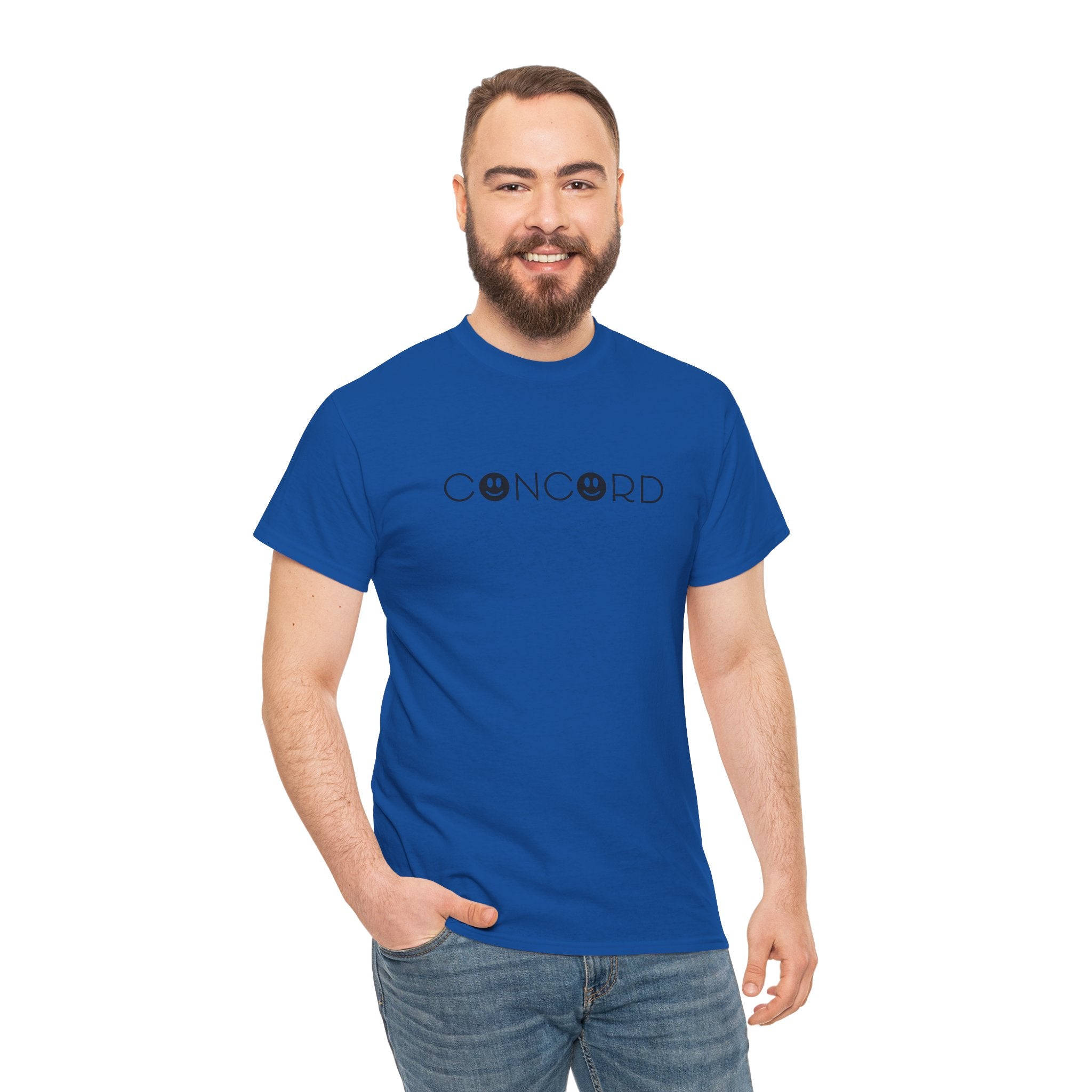 Concord North Carolina NC Smiley Face Unisex T-Shirt