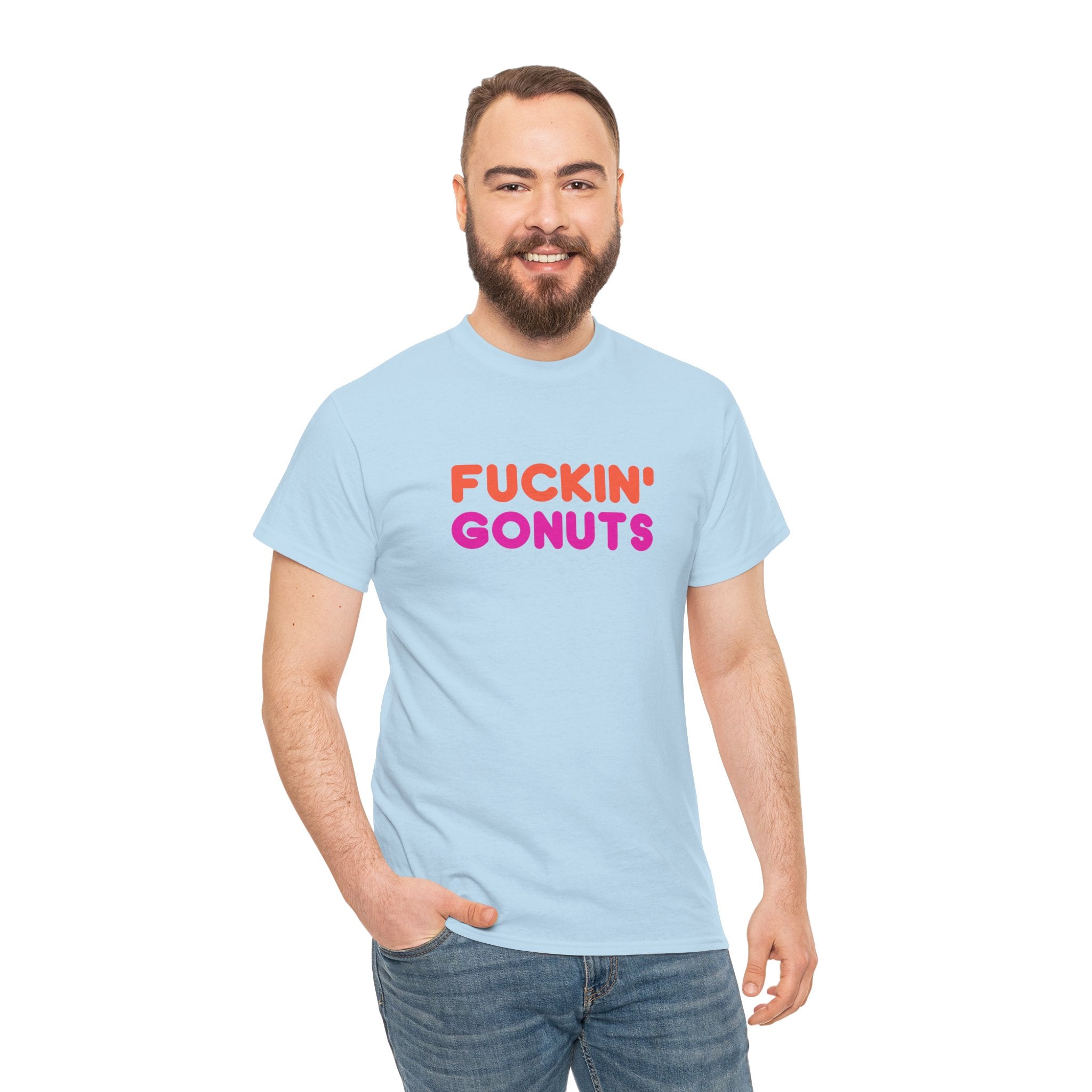 Funny Fuckin' Gonuts Dunkin Meme Novelty Graphic Tee