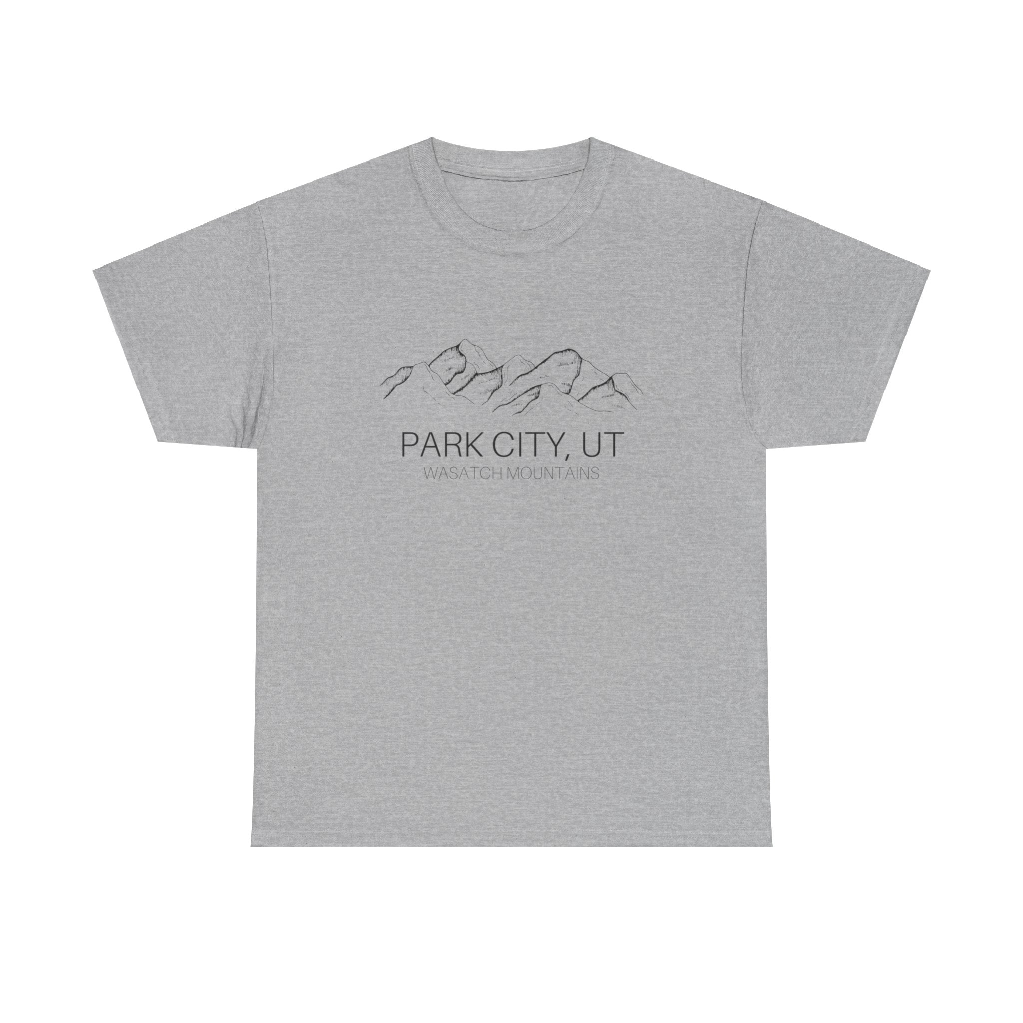 Vintage Park City Utah Souvenir Tourist Unisex Graphic Novelty T-Shirt