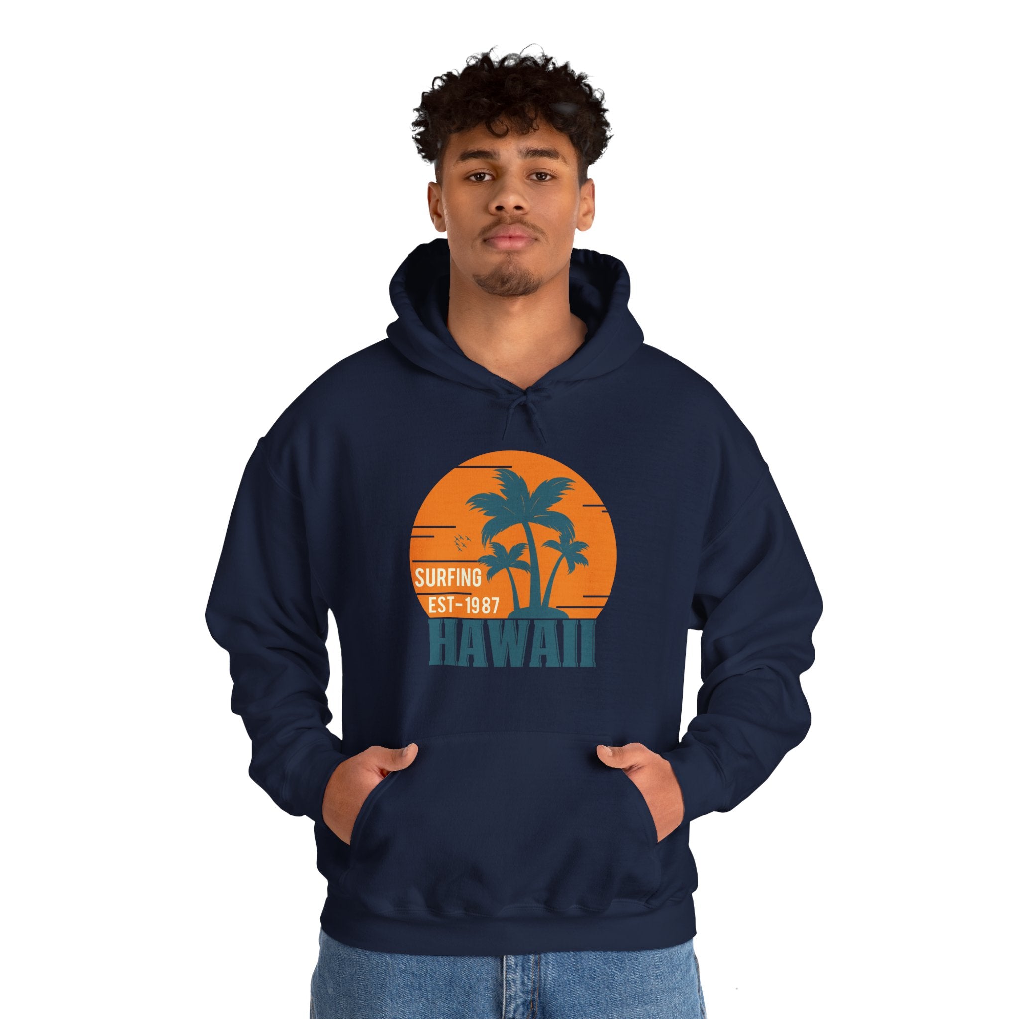 Hawaii Surfing Souvenir Gift Unisex Hoodie