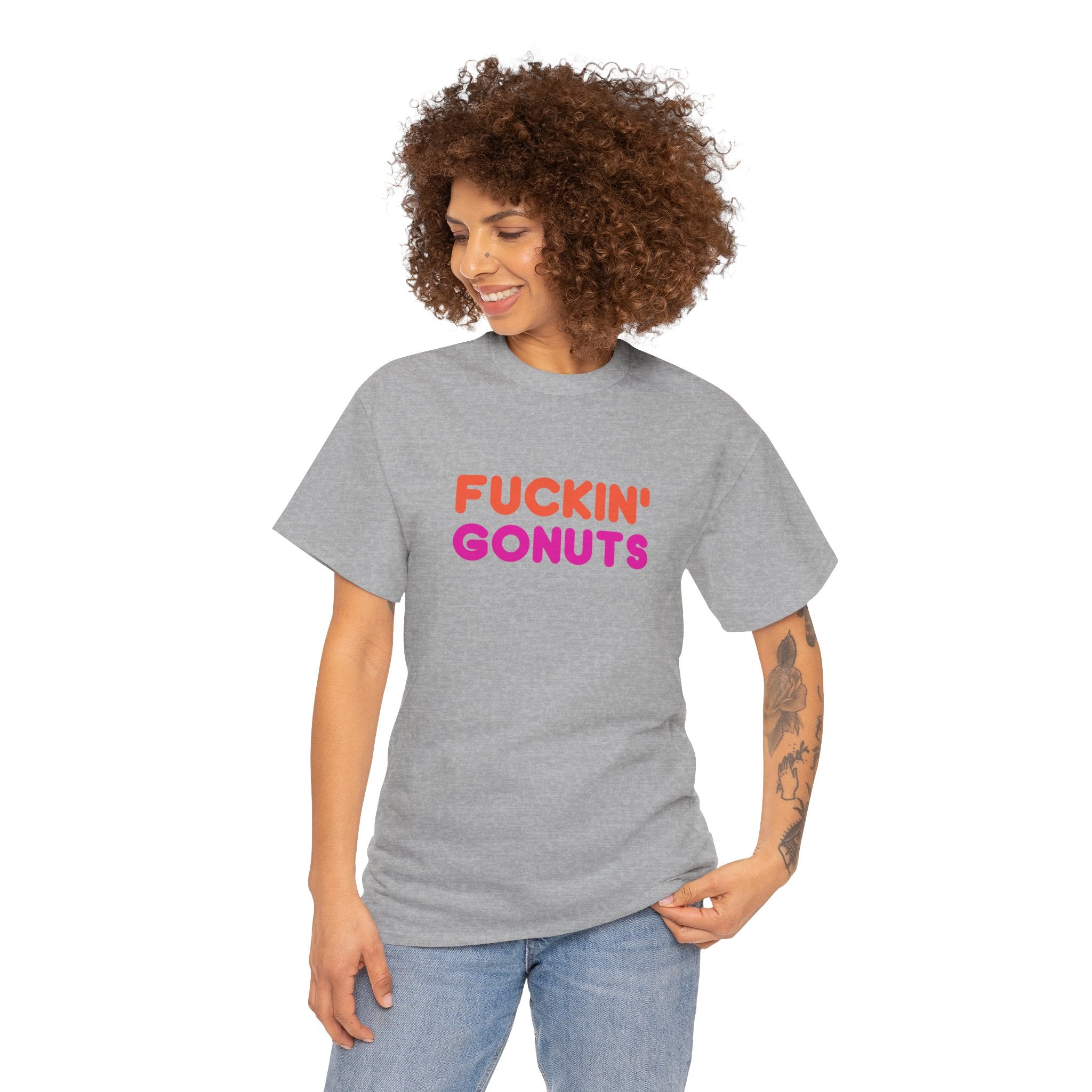 Funny Fuckin' Gonuts Dunkin Meme Novelty Graphic Tee