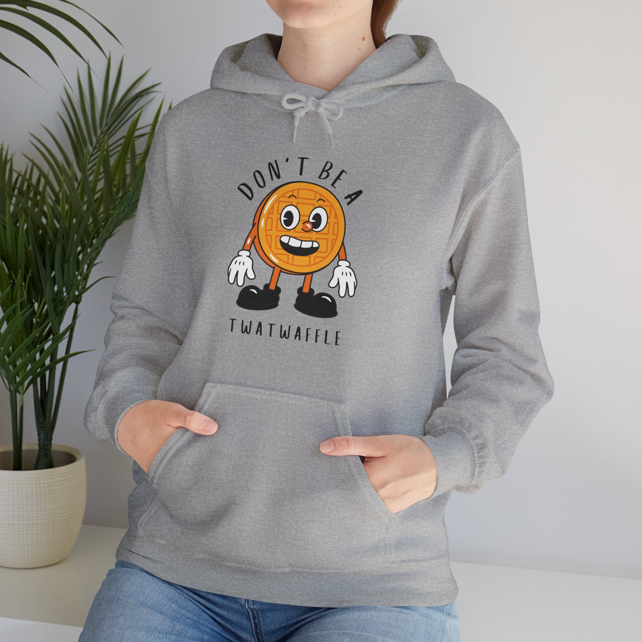 Funny Don't Be A Twatwaffle Waffle Unisex Graphic Novelty Hoodie