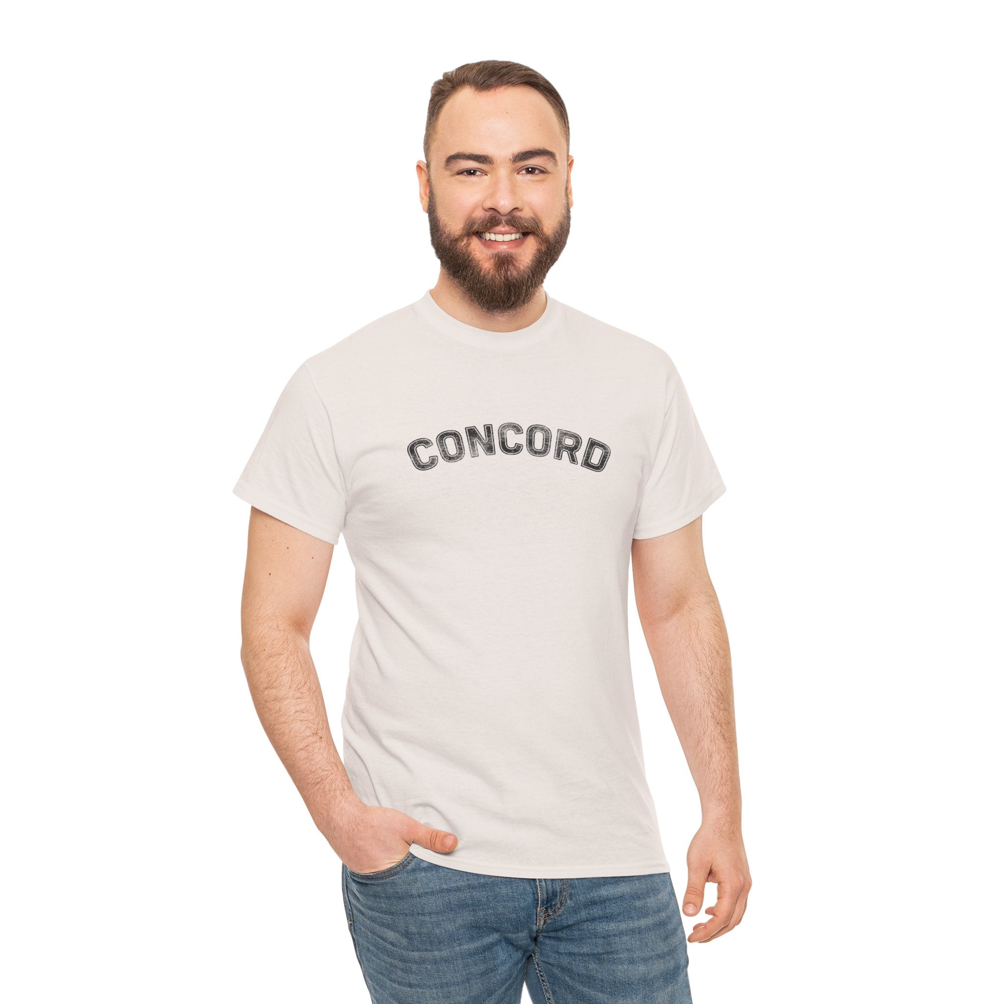 Concord North Carolina NC Curved Unisex T-Shirt