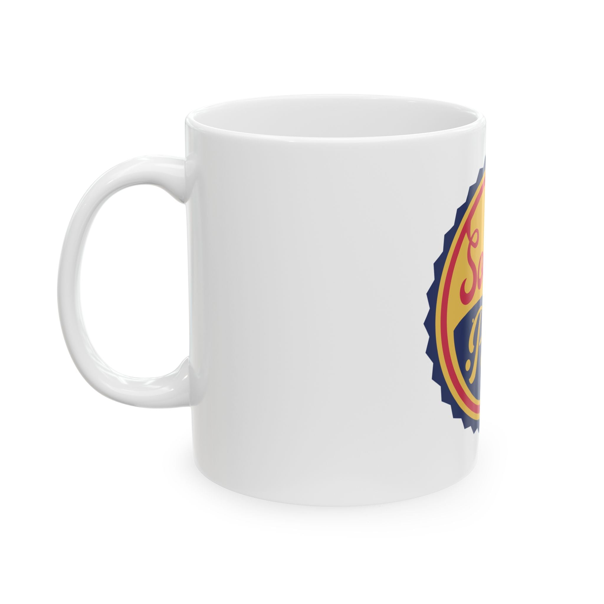 Retro Soda Pop Graphic Novelty Ceramic Coffee Mug