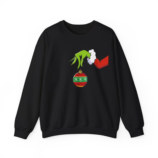 Grinch Ornament Christmas Movie Unisex Crewneck Sweatshirt