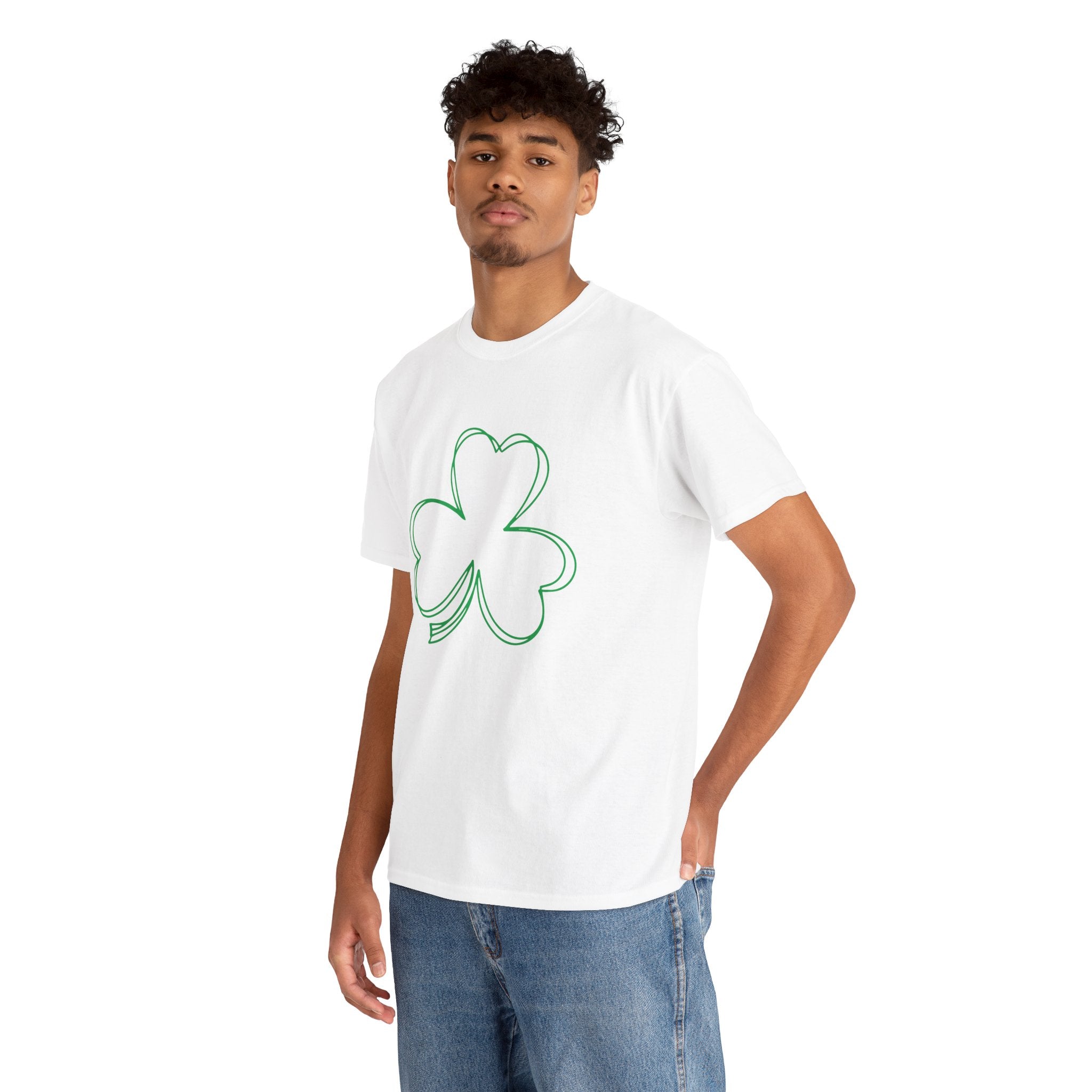 Four Leaf Clover ST. Lucky Patrick's Day Graphic Novelty Tee