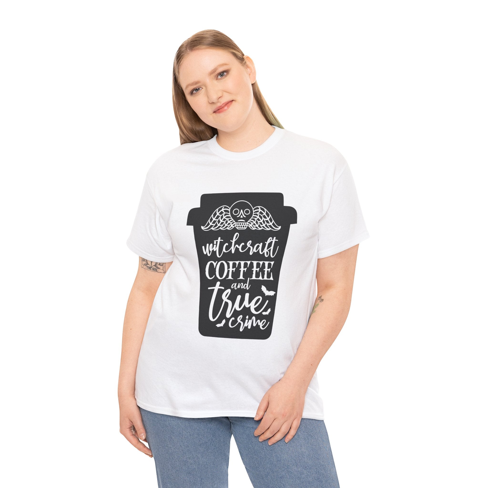 Copy of Witchcraft Coffee And True Crime Unisex Graphic Novelty Tee