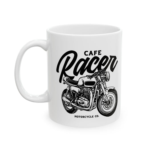 Cafe Racer Motorcycle Vintage Retro Ceramic Coffee Mug