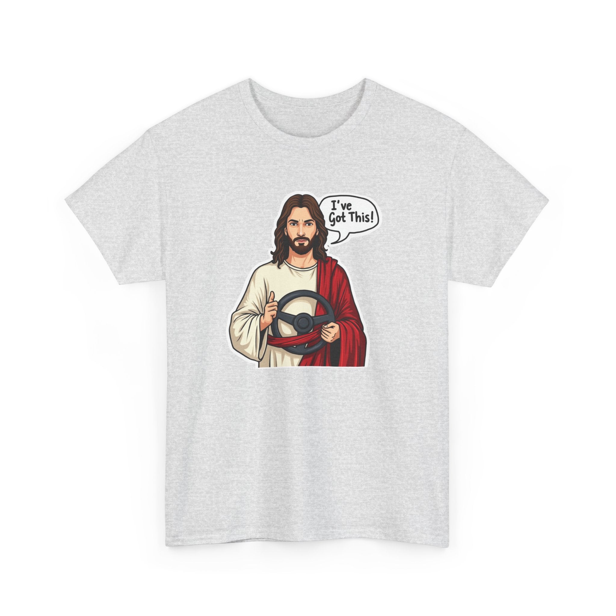 Funny Jesus JDM Car Unisex Tee, Sarcastic Graphic T-Shirt