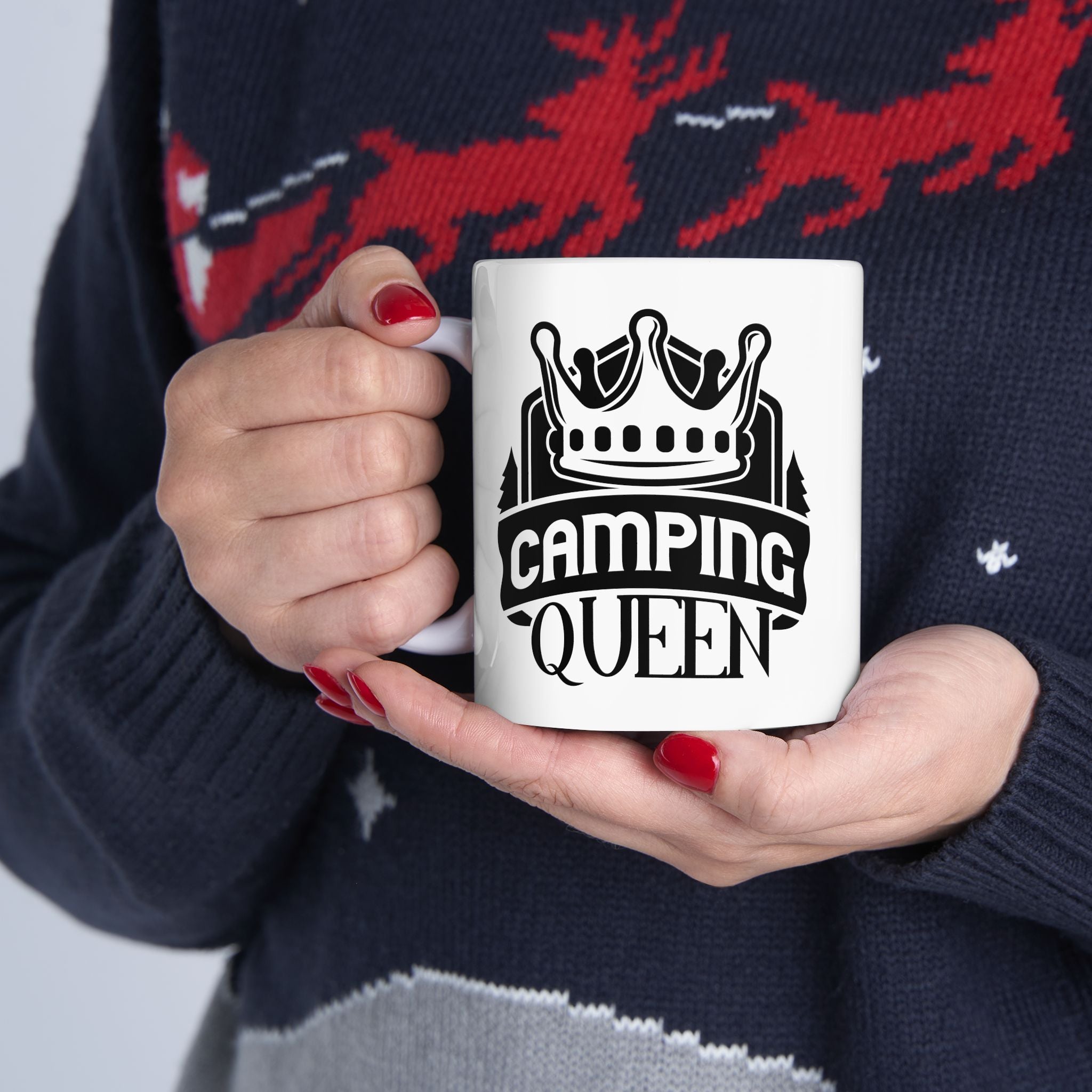 Copy of Copy of Copy of Copy of Camping Queen Women's Wife Girl Funny Cute Novelty Coffee Ceramic Gift Mug