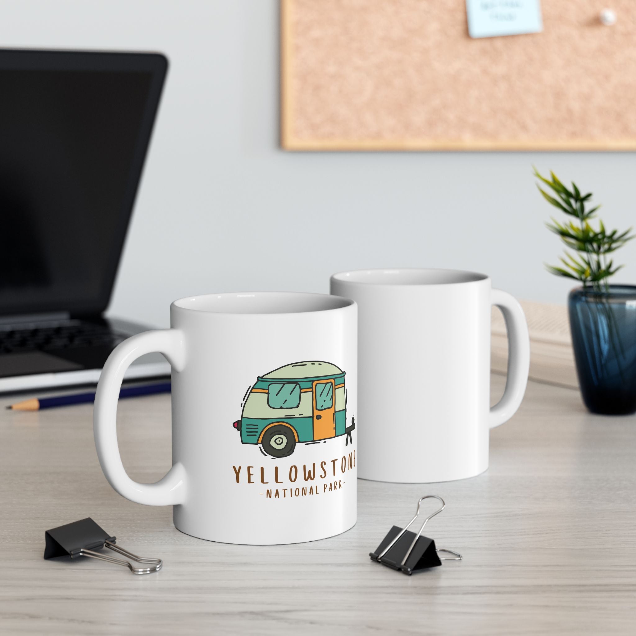 Yellowstone National Park Travel Souvenir Ceramic Outdoor Camping Coffee Mug