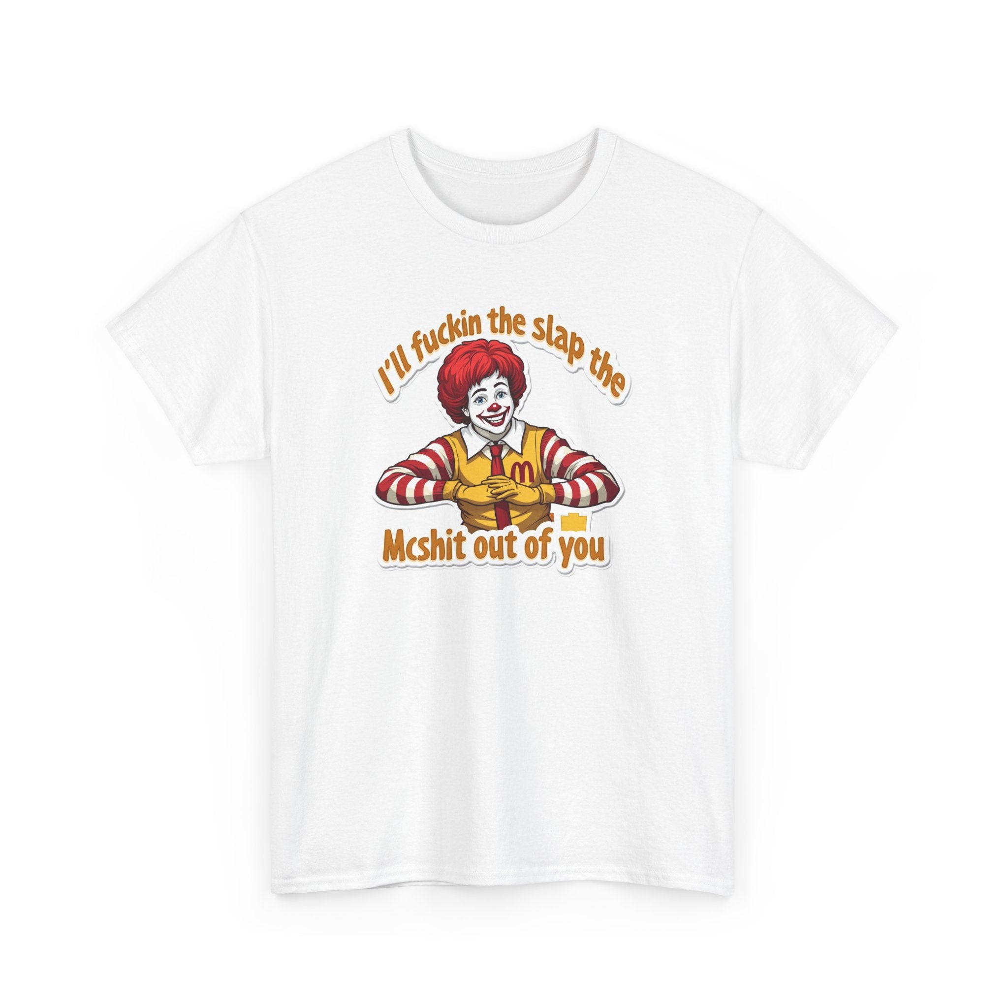 Funny McSlap Cartoon Humorous Unisex Tee, Graphic Meme Shirt