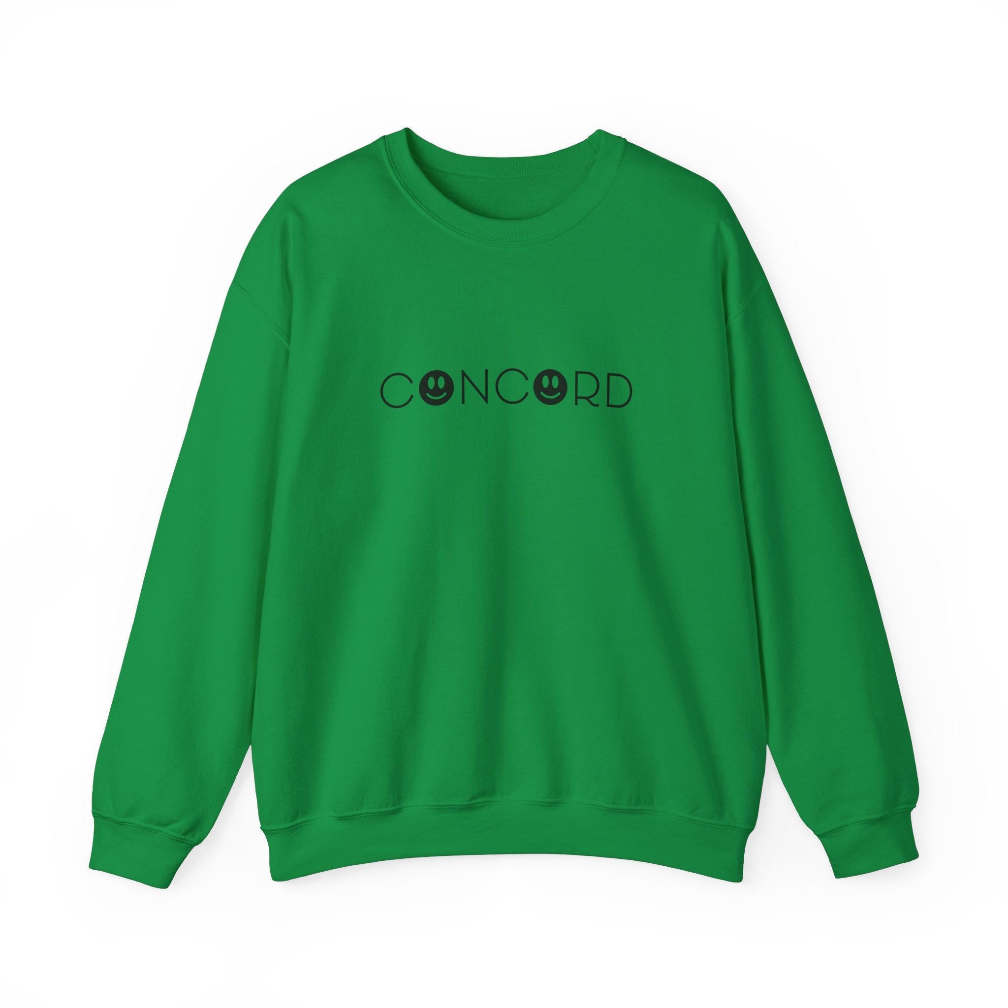 Concord North Carolina NC Smiley Face Crewneck Sweatshirt